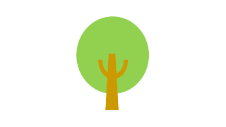 エクセルで描く木のイラスト