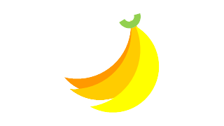 イラスト　バナナ